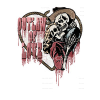 Outlaw of love # 2303 Sublimation transfers - Heat Transfer