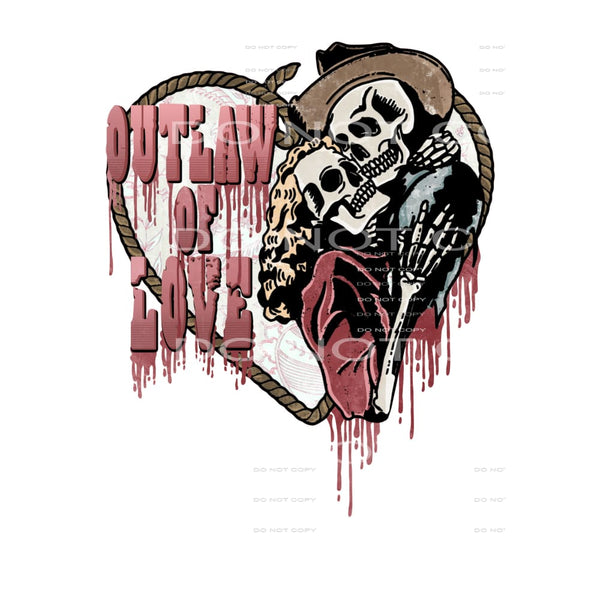 Outlaw of love # 2303 Sublimation transfers - Heat Transfer