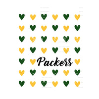 packers Hearts # 7770 Sublimation transfers - Heat Transfer