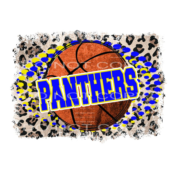 PANTHERS basketball # 588 Sublimation transfers - Heat 