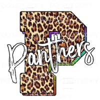 Panthers Leopard Sublimation transfers - Heat Transfer