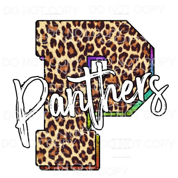 Panthers Leopard Sublimation transfers - Heat Transfer