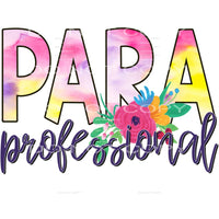 paraprofessional #6360 Sublimation transfers - Heat Transfer