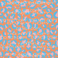 Pastel Leopard Sheet #3 Sublimation transfers - Heat 