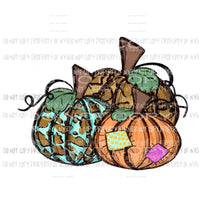 patchwork pumpkin # 2 Sublimation transfers Heat Transfer