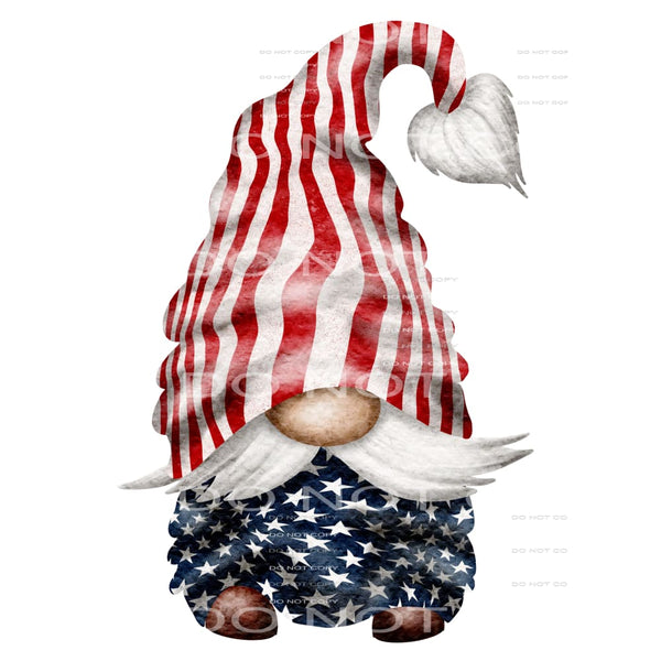patriotic gnome #6247 Sublimation transfers - Heat Transfer