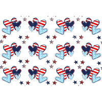 patriotic hearts #6862 Sublimation transfers - Heat Transfer