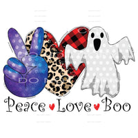 peace love boo #8534 Sublimation transfers - Heat Transfer