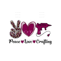 peace love crafting #5071 Sublimation transfers - Heat 