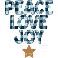 peace love joy #7502 Sublimation transfers - Heat Transfer