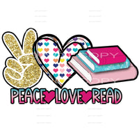 peace love read #6272 Sublimation transfers - Heat Transfer