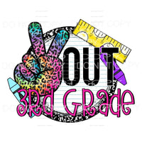 Peace Out # 3 Pre k - 4th peace out class peace out school. 