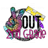 Peace Out # 3 Pre k - 4th peace out class peace out school. 