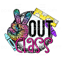 Peace Out # 3 Pre k - 4th peace out class peace out school. 