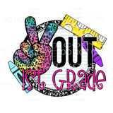 Peace Out # 3 Pre k - 4th peace out class peace out school. 