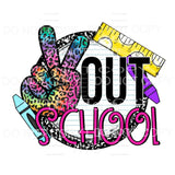 Peace Out # 3 Pre k - 4th peace out class peace out school. 