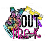 Peace Out # 3 Pre k - 4th peace out class peace out school. 