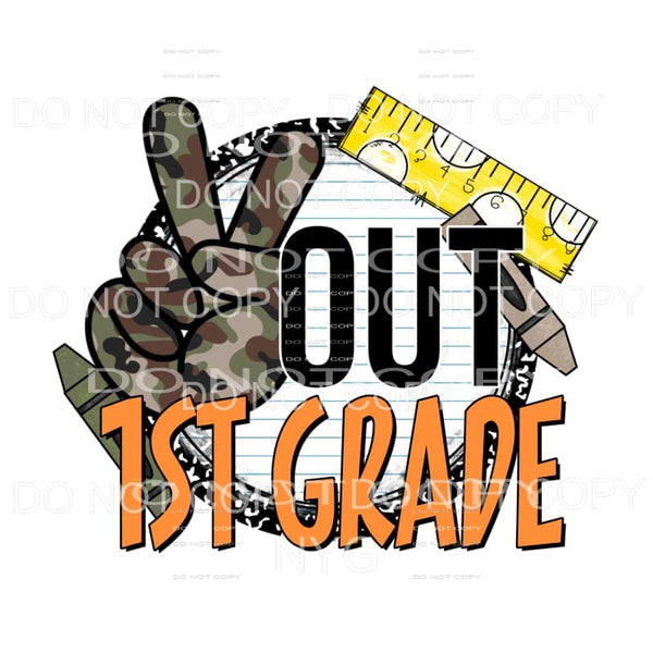 Peace Out # 5 Pre k - 4th peace out class peace out school. 