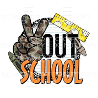 Peace Out # 5 Pre k - 4th peace out class peace out school. 