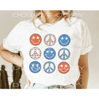 peace smile #5031 Sublimation transfers - Heat Transfer