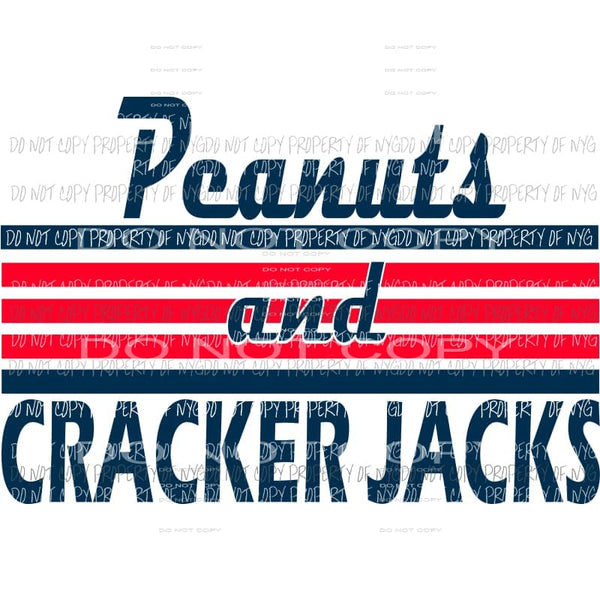 peanuts and cracker jacks sublimation transfer Heat Transfer
