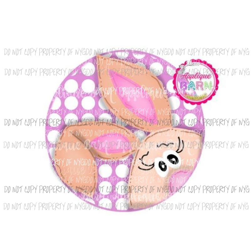 martodesigns - Peek a boo bunny easter Sublimation transfers