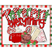 peppermint everything #7619 Sublimation transfers - Heat 