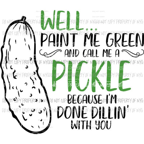 Pickle Sublimation transfers Heat Transfer