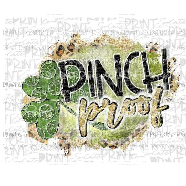 Pinch Proof Sublimation transfers St patricks day patty Heat Transfer