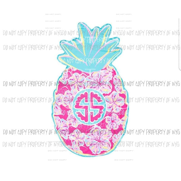 Pineapple SS Sublimation transfers Heat Transfer