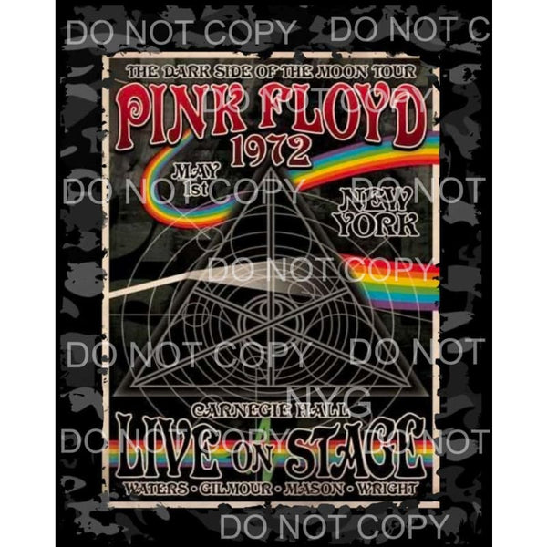 Pink Floyd #2 Sublimation transfers - Heat Transfer