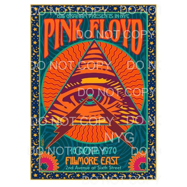 Pink Floyd #3 Sublimation transfers - Heat Transfer