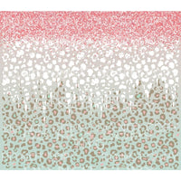 Pink Glitter Leopard Ombre Backround Sheet #1846 Sublimation