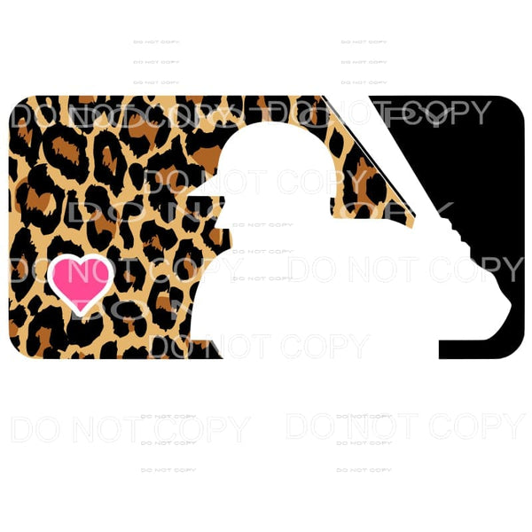 Pink Heart Baseball Sublimation transfers - Heat Transfer