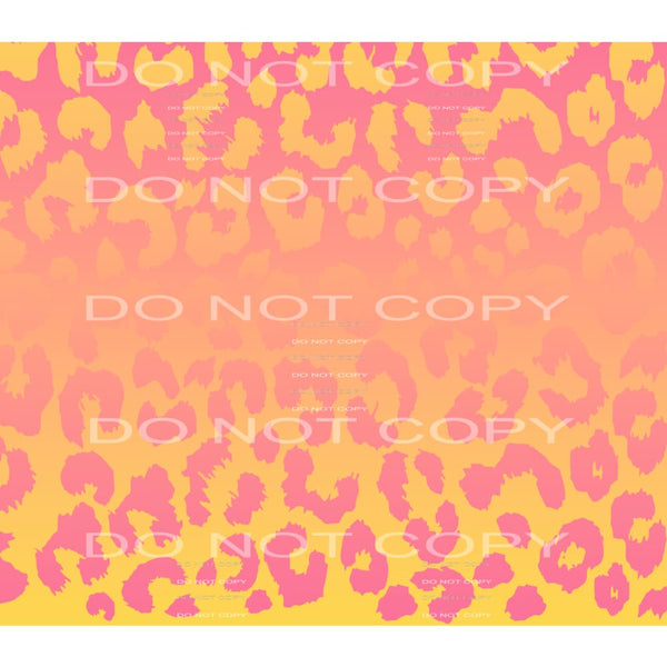 pink leopard #6634 Sublimation transfers - Heat Transfer