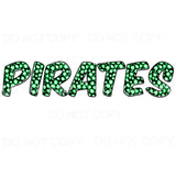 Pirates Leopard Letters choose Colors in dropdown 