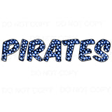 Pirates Leopard Letters choose Colors in dropdown 