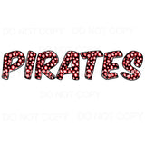 Pirates Leopard Letters choose Colors in dropdown 