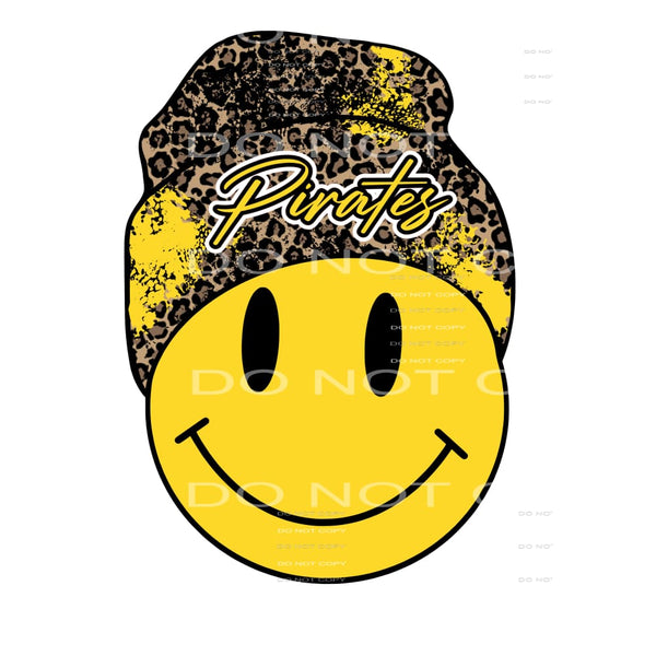 Pirates smile face # 22682 Sublimation transfers - Heat 