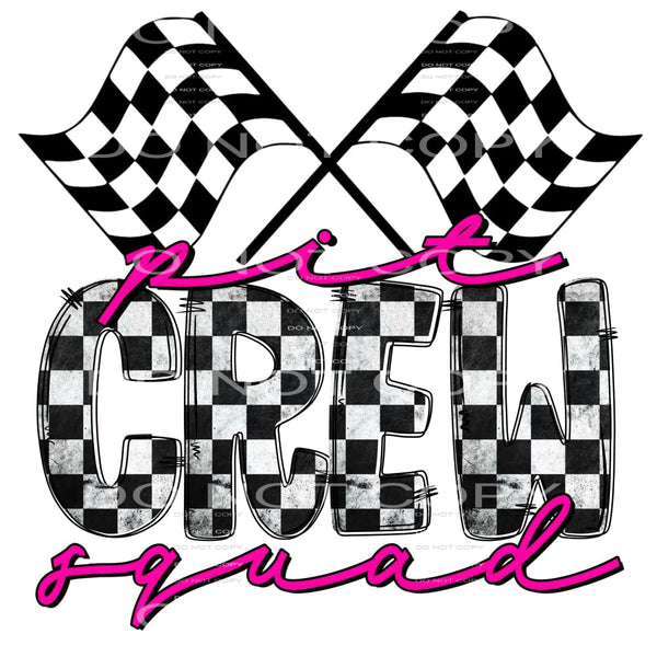 pit crew squad #4997 Sublimation transfers - Heat Transfer