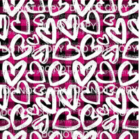 Plaid Hearts Sheet #3 Sublimation transfers 13 x 9 inches Heat Transfer