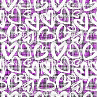 Plaid Hearts Sheet #4 Sublimation transfers 13 x 9 inches Heat Transfer
