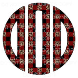 Plaid Leopard monogram letters put letters in notes please 