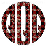 Plaid Leopard monogram letters put letters in notes please 