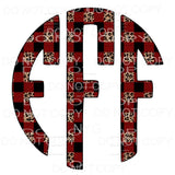 Plaid Leopard monogram letters put letters in notes please 