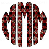 Plaid Leopard monogram letters put letters in notes please 