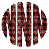 Plaid Leopard monogram letters put letters in notes please 