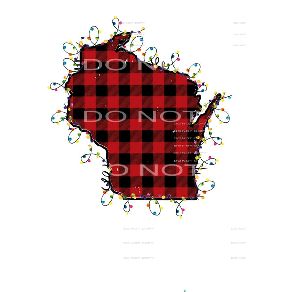Plaid lights # 1 x 4 transfers STATES All states in drop 