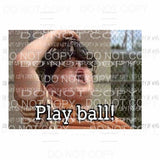 Play Ball sandlot Sublimation transfers Heat Transfer