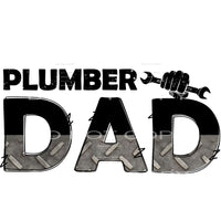 plumber dad #6857 Sublimation transfers - Heat Transfer
